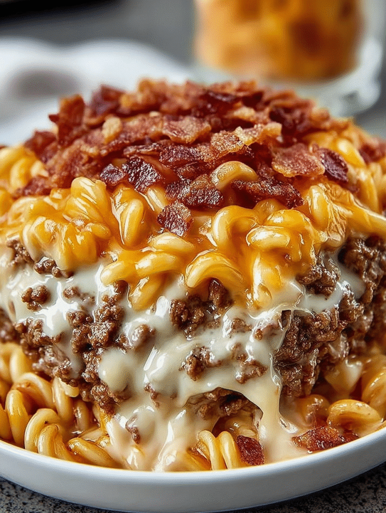 Bacon Cheeseburger Pasta Bake: A Family Favorite Meal! 5 Bacon Cheeseburger Pasta Bake