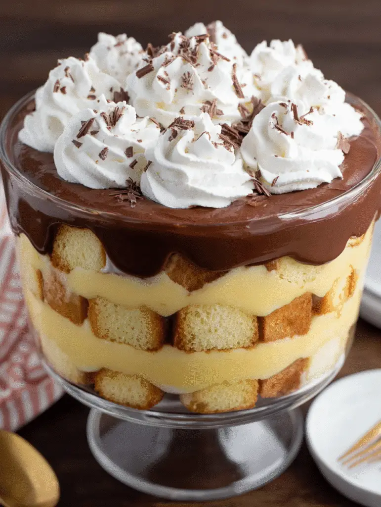 Boston Cream Pie Trifle: A Decadent Layered Delight! 4 Boston Cream Pie Trifle