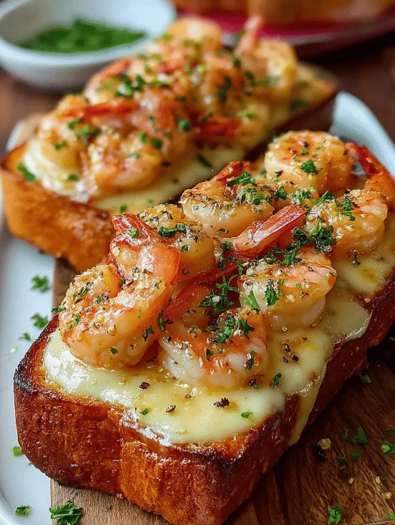Garlic Butter Shrimp Cheese Toast: A Quick Delight! 5 Garlic Butter Shrimp Cheese Toast