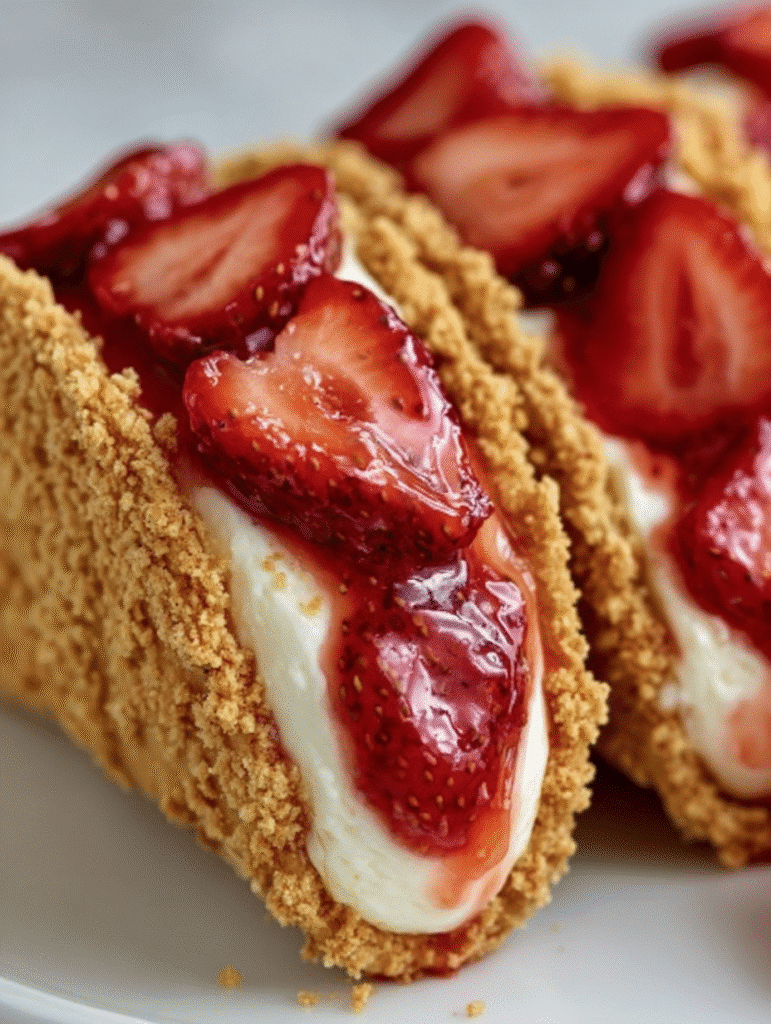 Strawberry Cheesecake Tacos: A Dessert You'll Adore! 5 Strawberry Cheesecake Tacos