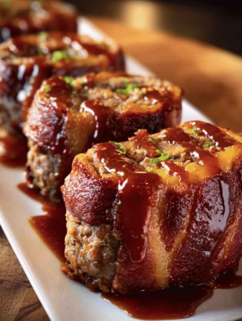 Smoky BBQ Bacon Stuffed Meatloaf Rolls you must try! 4 u6459314345 httpss.mj .runiLF7ekLFYws Photorealistic close up 1c46fe53 0893 4d25 a79a 7c3977a28fc4 2