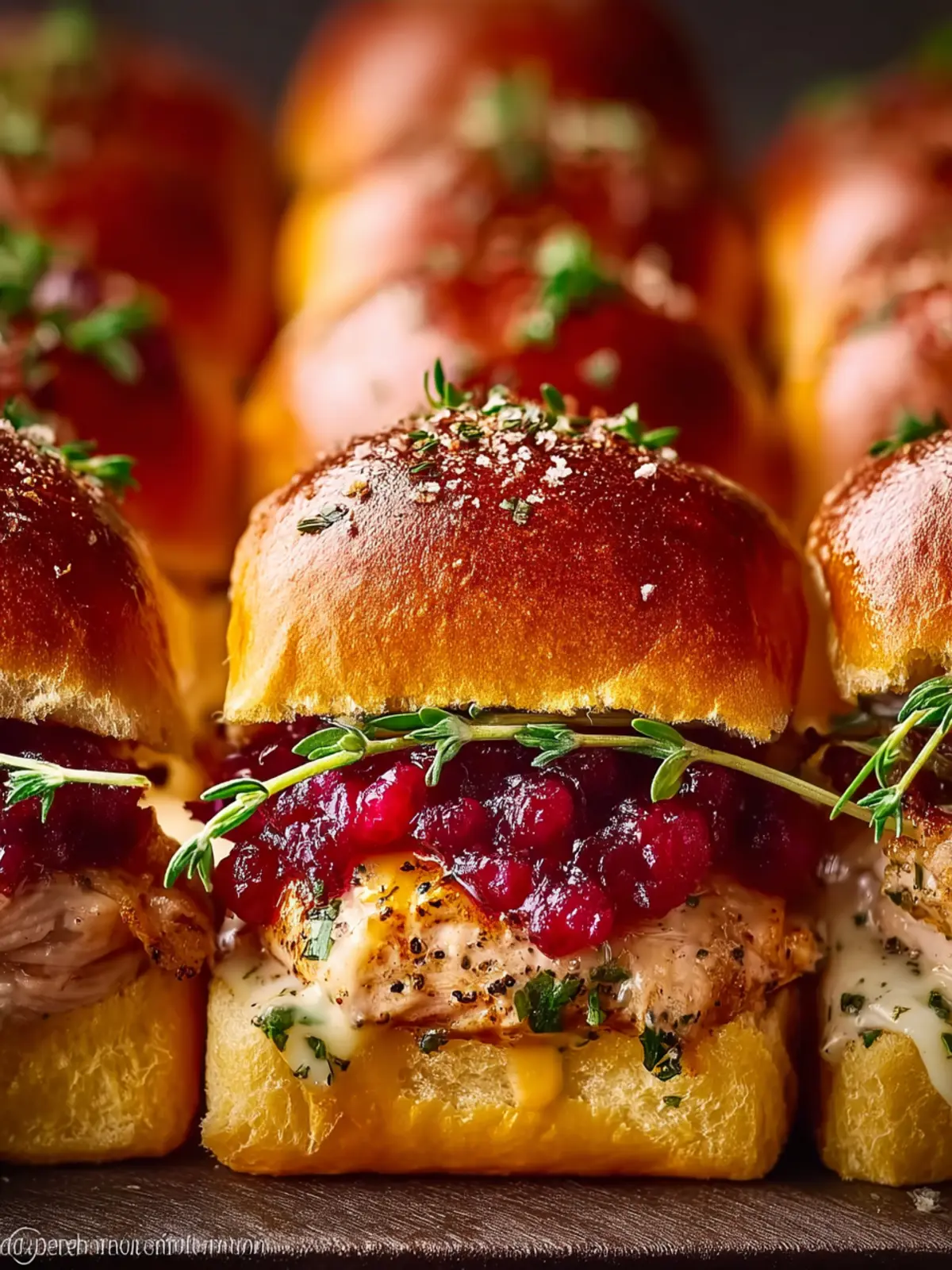 Cranberry Turkey Sliders: Irresistibly Juicy Flavor Bombs 8