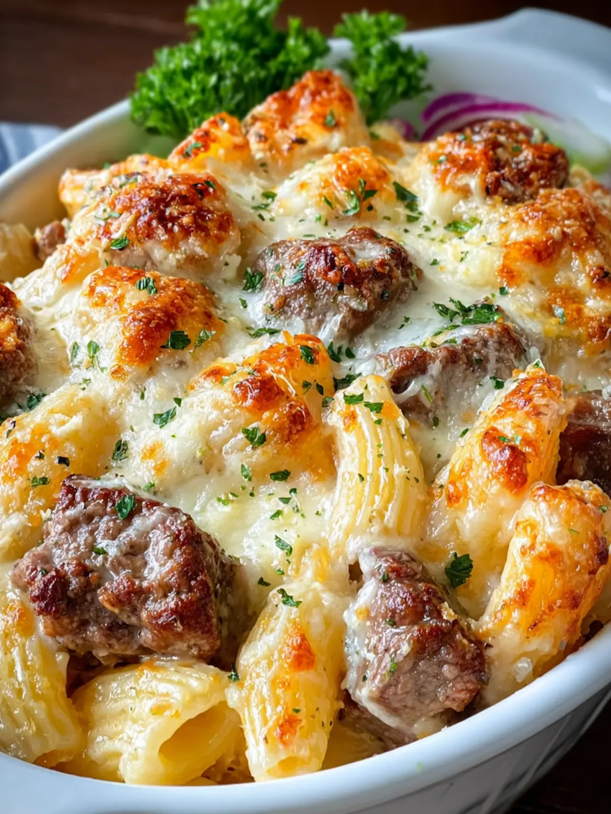 Steak Truffle Gouda Pasta Bake: Indulgent Comfort in Every Bite 7