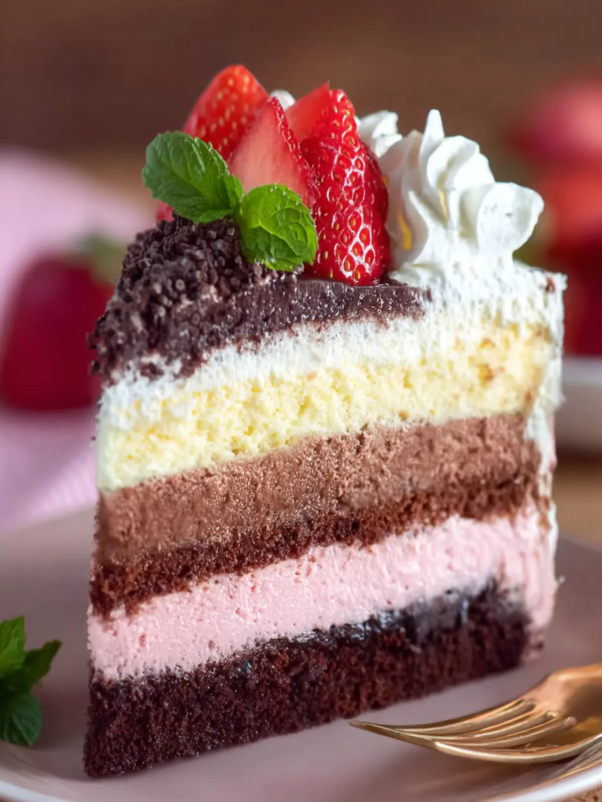 Neapolitan Cake: An Indulgent Twist on a Classic Dessert 8