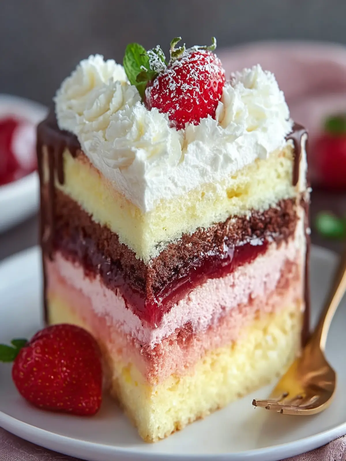 Neapolitan Cake: An Indulgent Twist on a Classic Dessert 6 ygan71b6vur4aawz4try