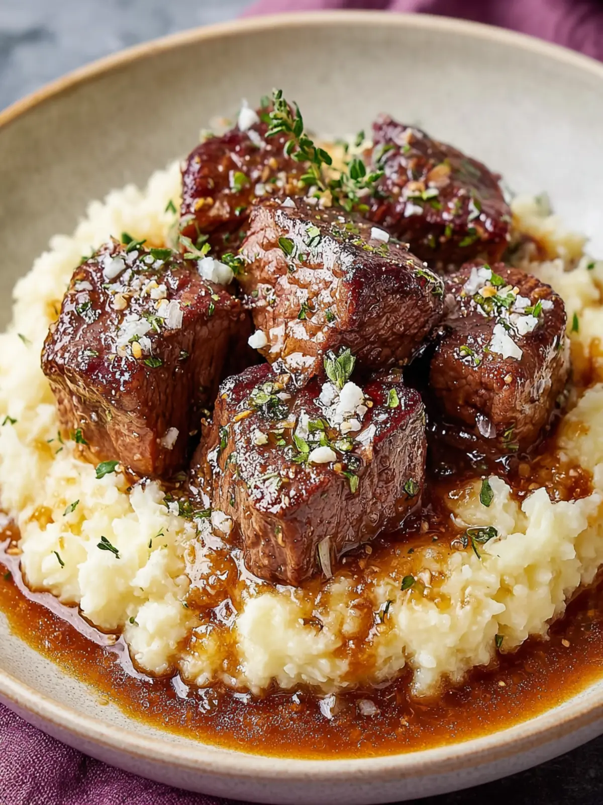 Irresistible Garlic Butter Steak Bites with Dazzling Parmesan Rice 7