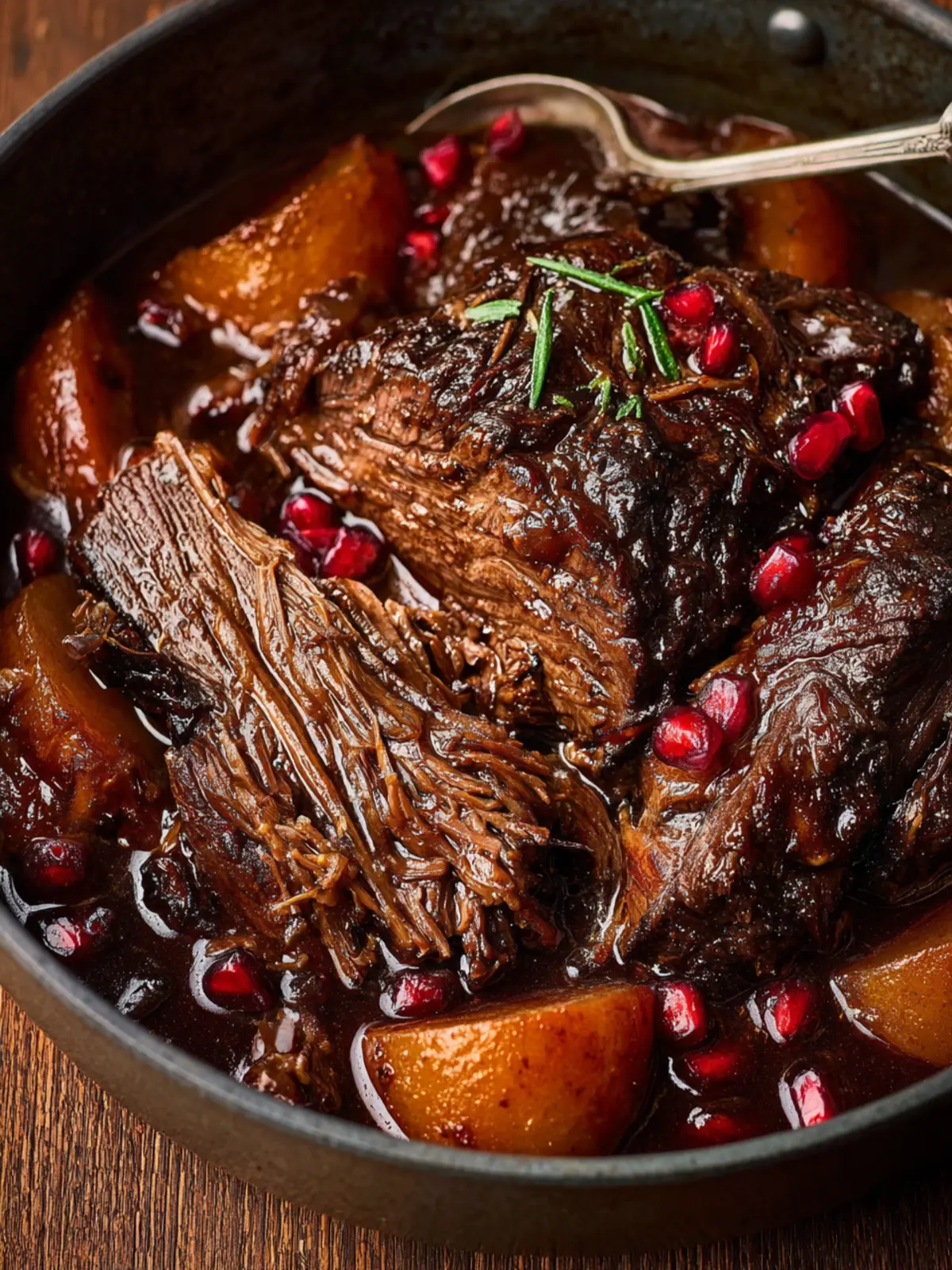 Balsamic Pomegranate Braised Pot Roast Fourth Image vkgmms