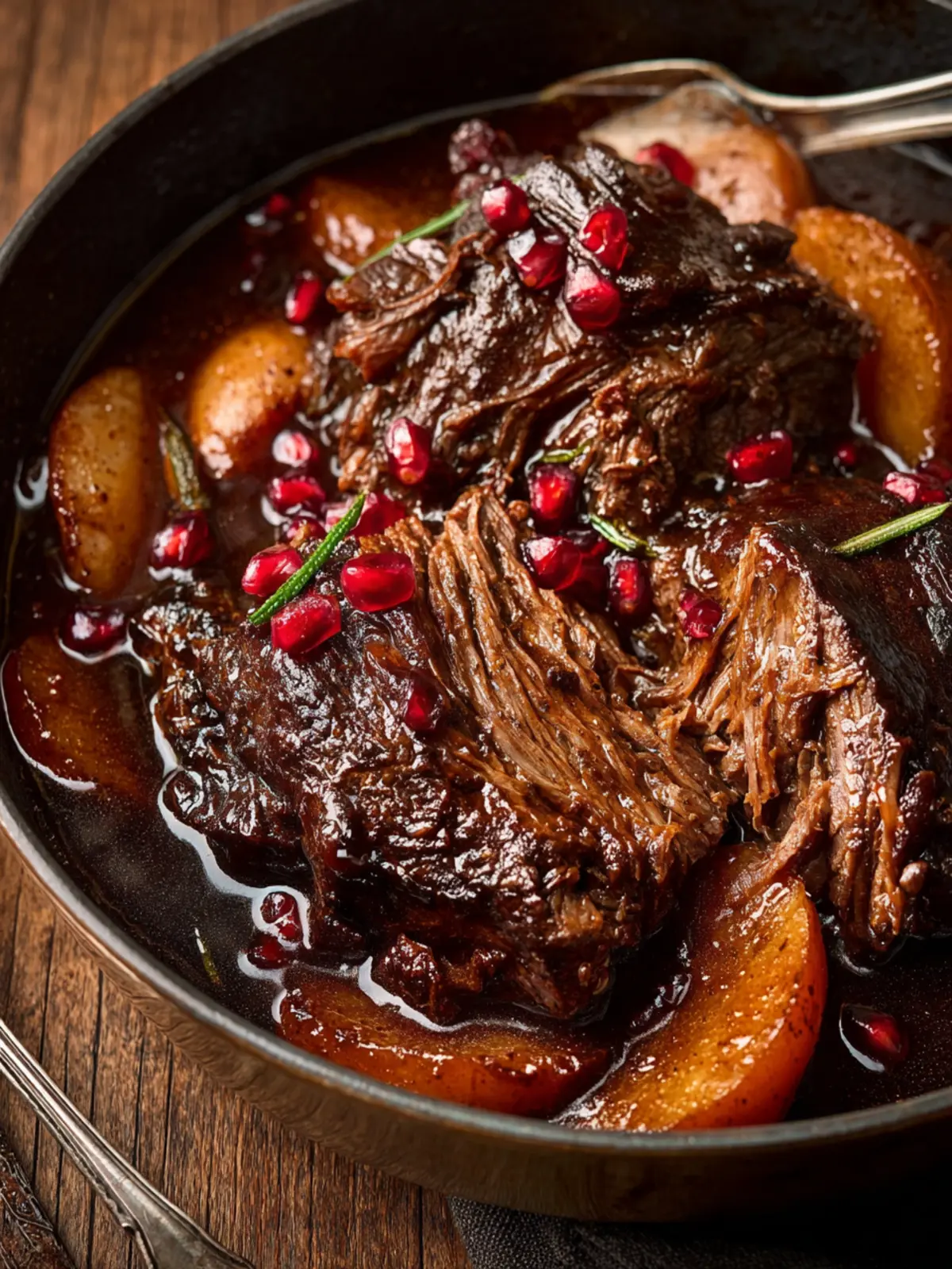 Balsamic Pomegranate Braised Pot Roast Second Image ocktcs