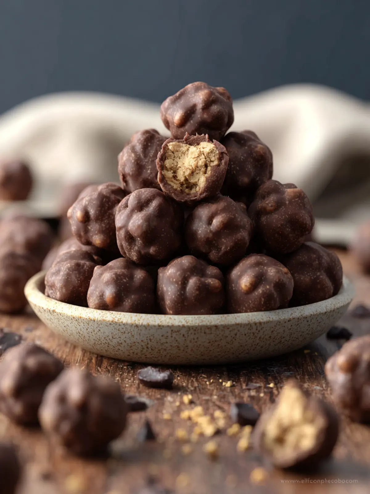 Chocolate Chickpeas vegan gluten free protein snack Third Image wfdqmv
