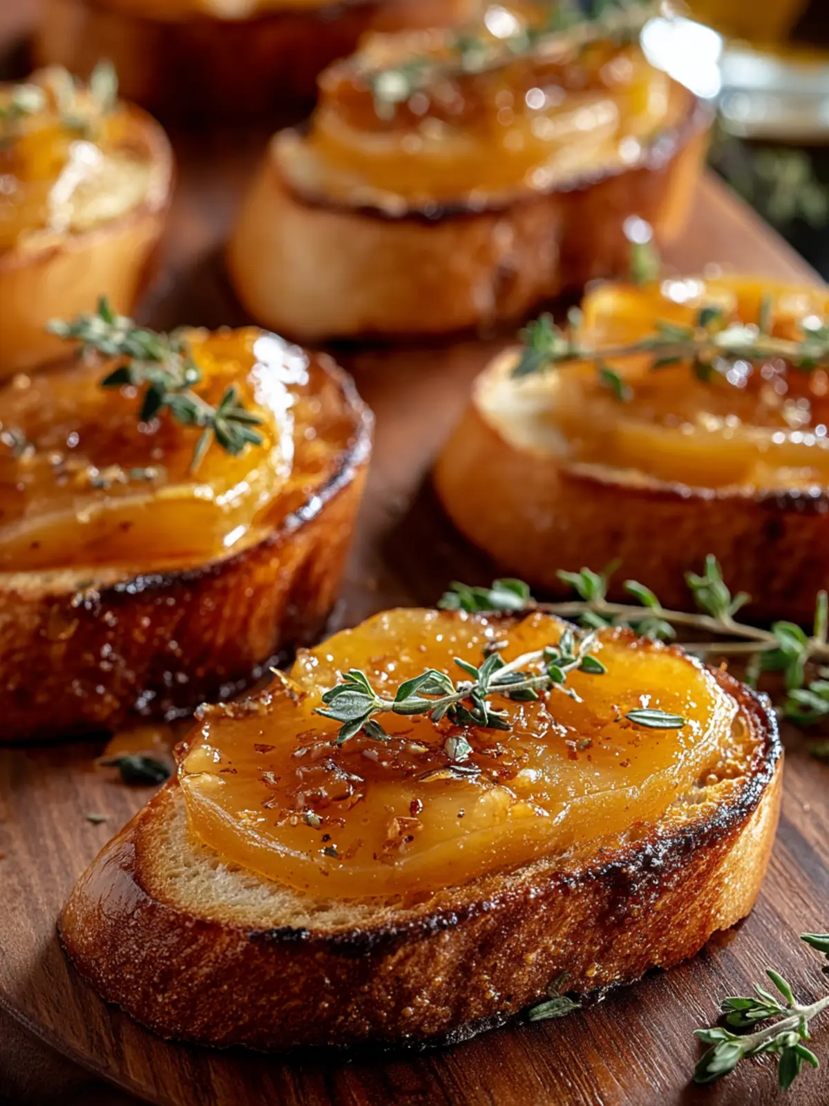Pumpkin Butter Crostini with Thyme: The Best Fall Appetizer! 6 Pumpkin Butter Crostini with Thyme Second Image tnzzem