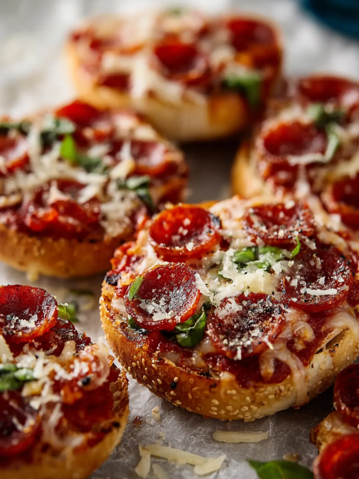 Quick Easy 10 Minute Pizza Bagel Bites Second Image s8yuiu