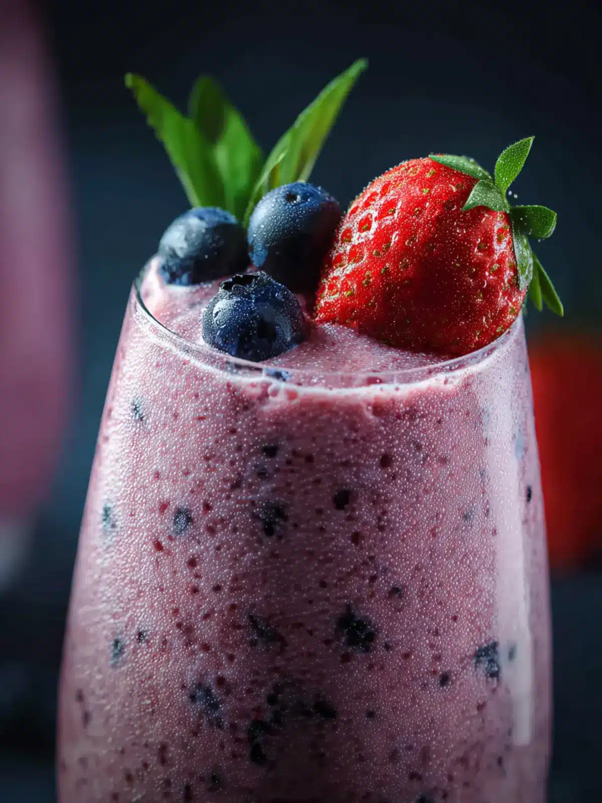 Strawberry Blueberry Smoothie: No Banana, Pure Berry Bliss 7 suknkq8nuug816ht94qw