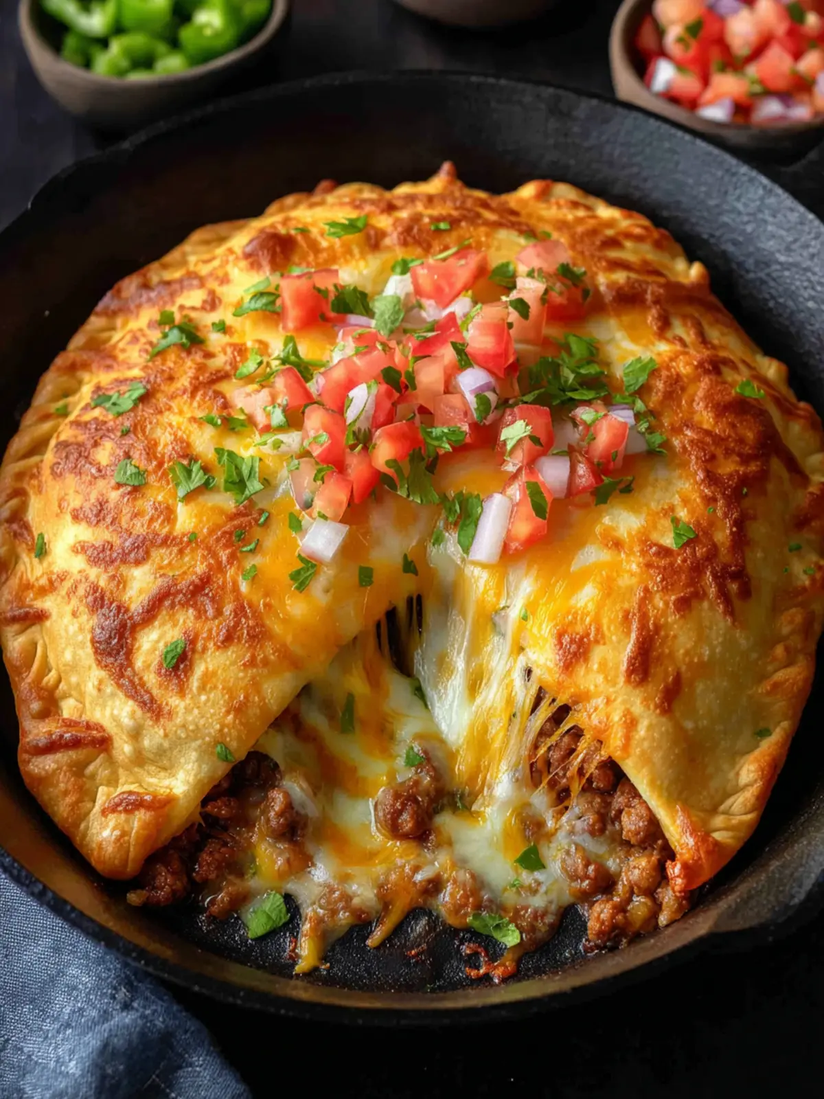 Cheesy Beef Pockets: Easy and Indulgent Comfort Food Bliss 6 Cheesy Beef Pockets Second Image hyctku