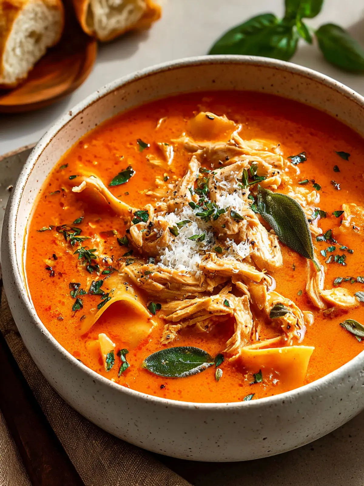 Cozy Creamy Chicken Tomato Soup Recipe for Cozy Comfort Days 8 Cozy Creamy Chicken Tomato Soup Recipe for Comforting Days Fourth Image hey3gl