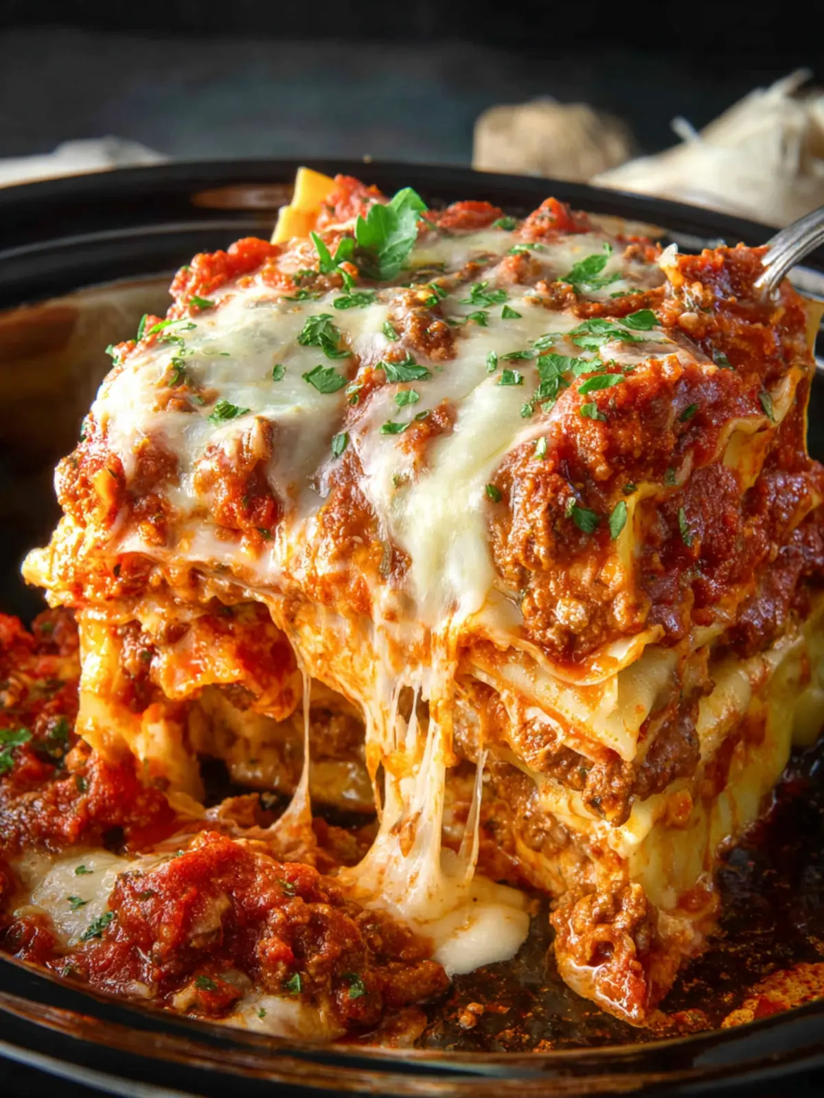 Crockpot Lasagna Third Image ftnmnp