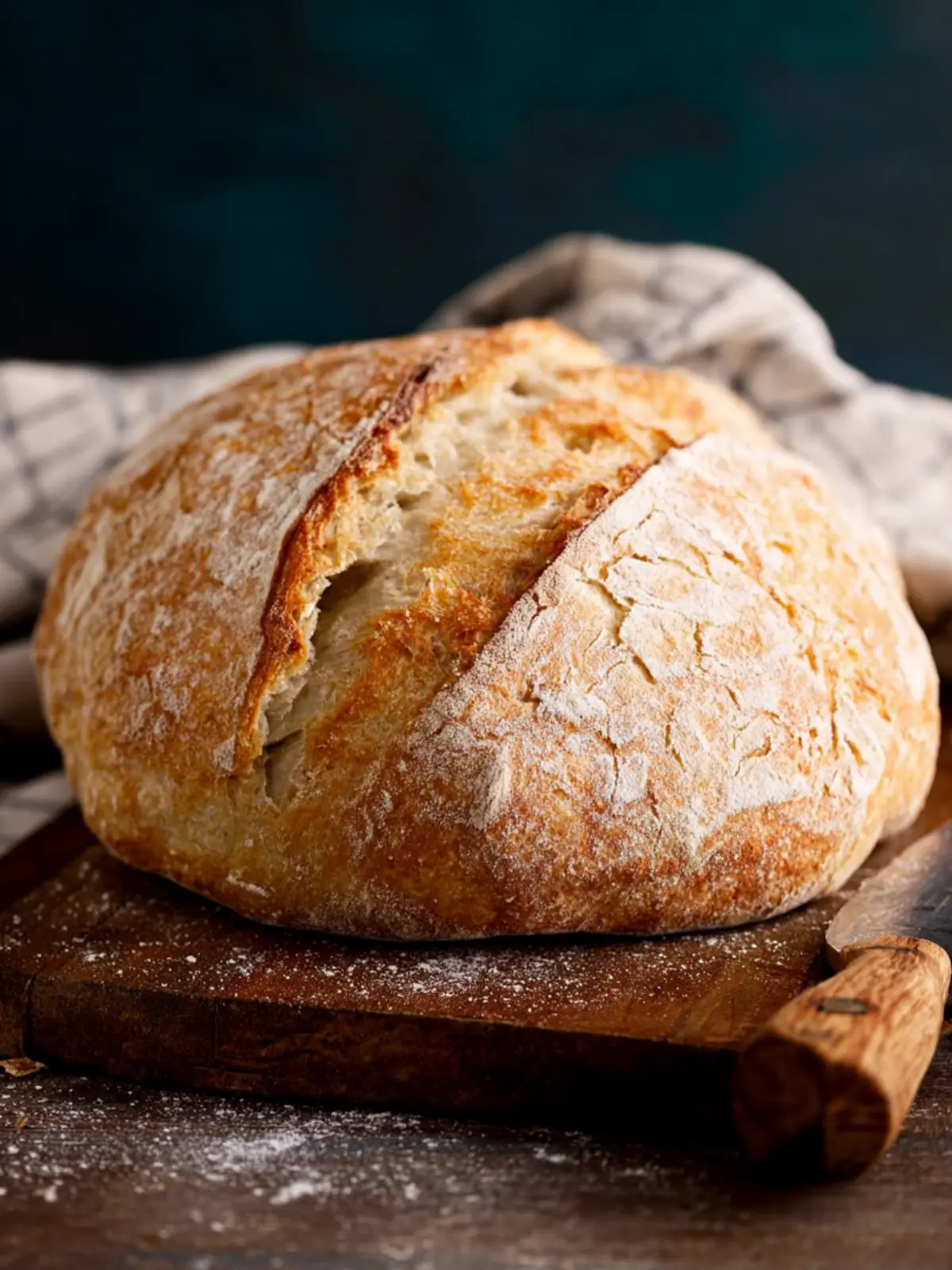 Easy Homemade Artisan Bread Recipe Second Image al5gve