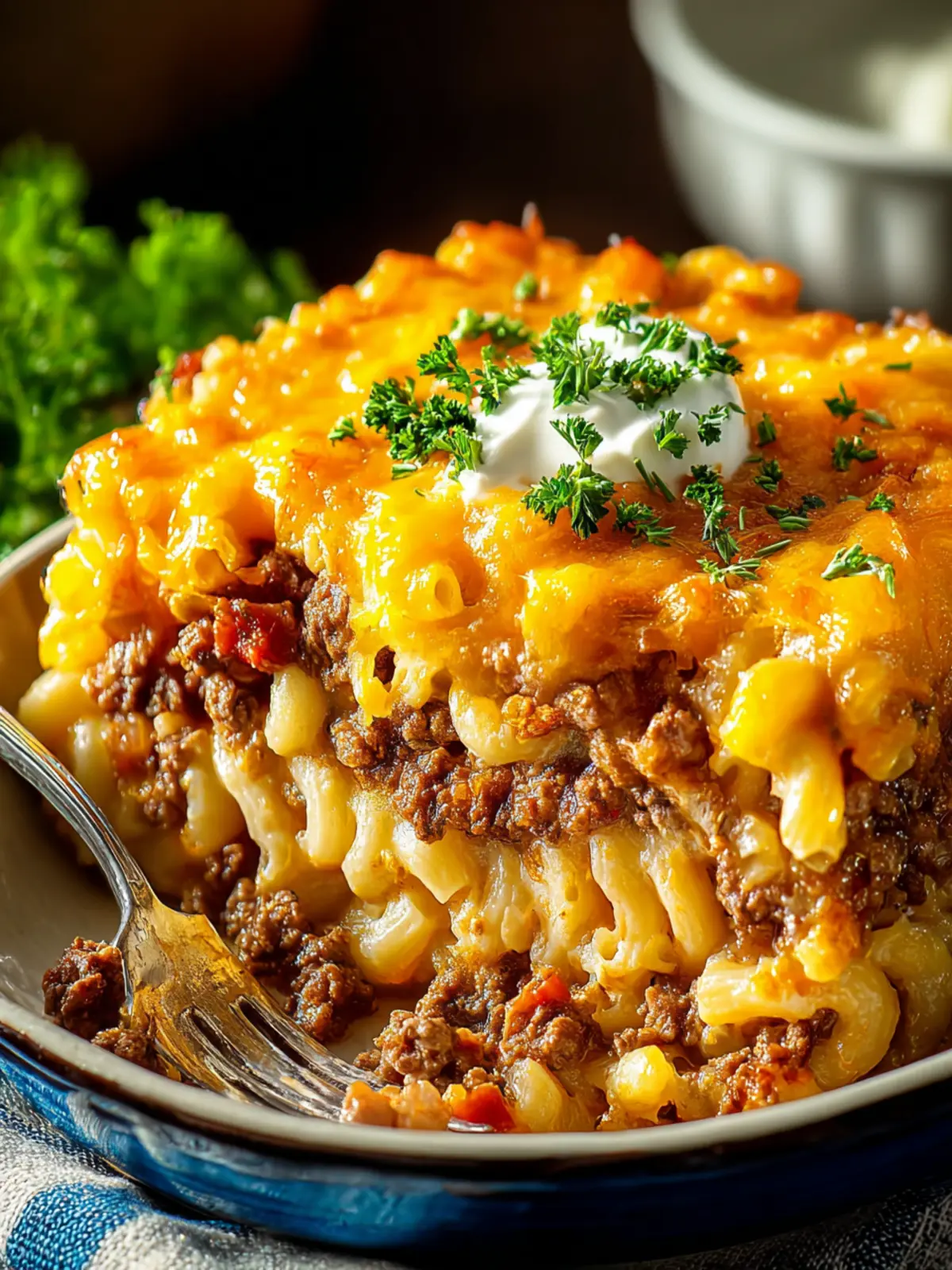 Irresistible Cheesy Hamburger Casserole: The Ultimate Comfort Dish 7 Irresistible Cheesy Hamburger Casserole Recipe to Savor Third Image c63cvg