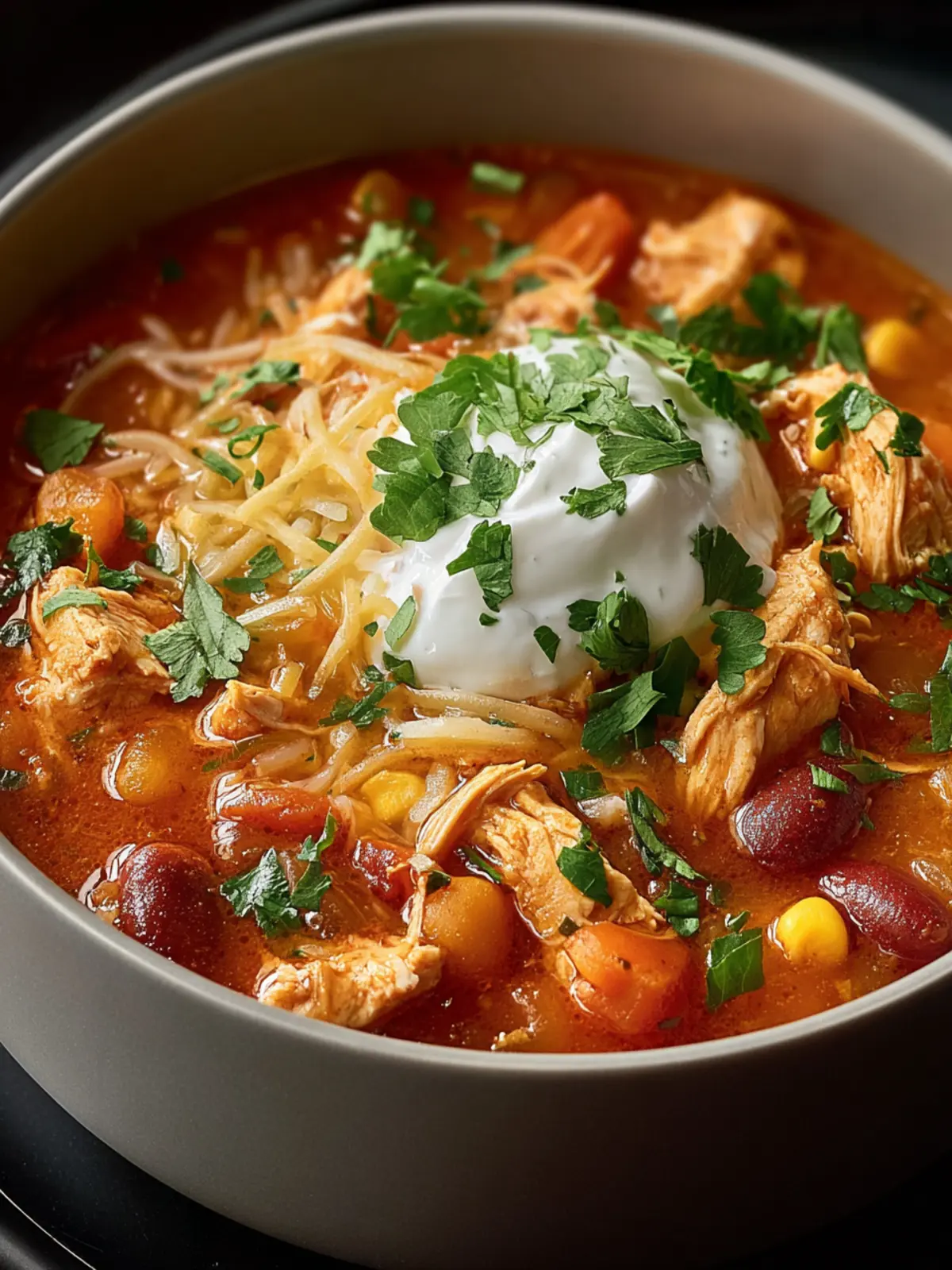 Irresistible Slow Cooker Buffalo Chicken Chili: Easy Comfort Awaits 6