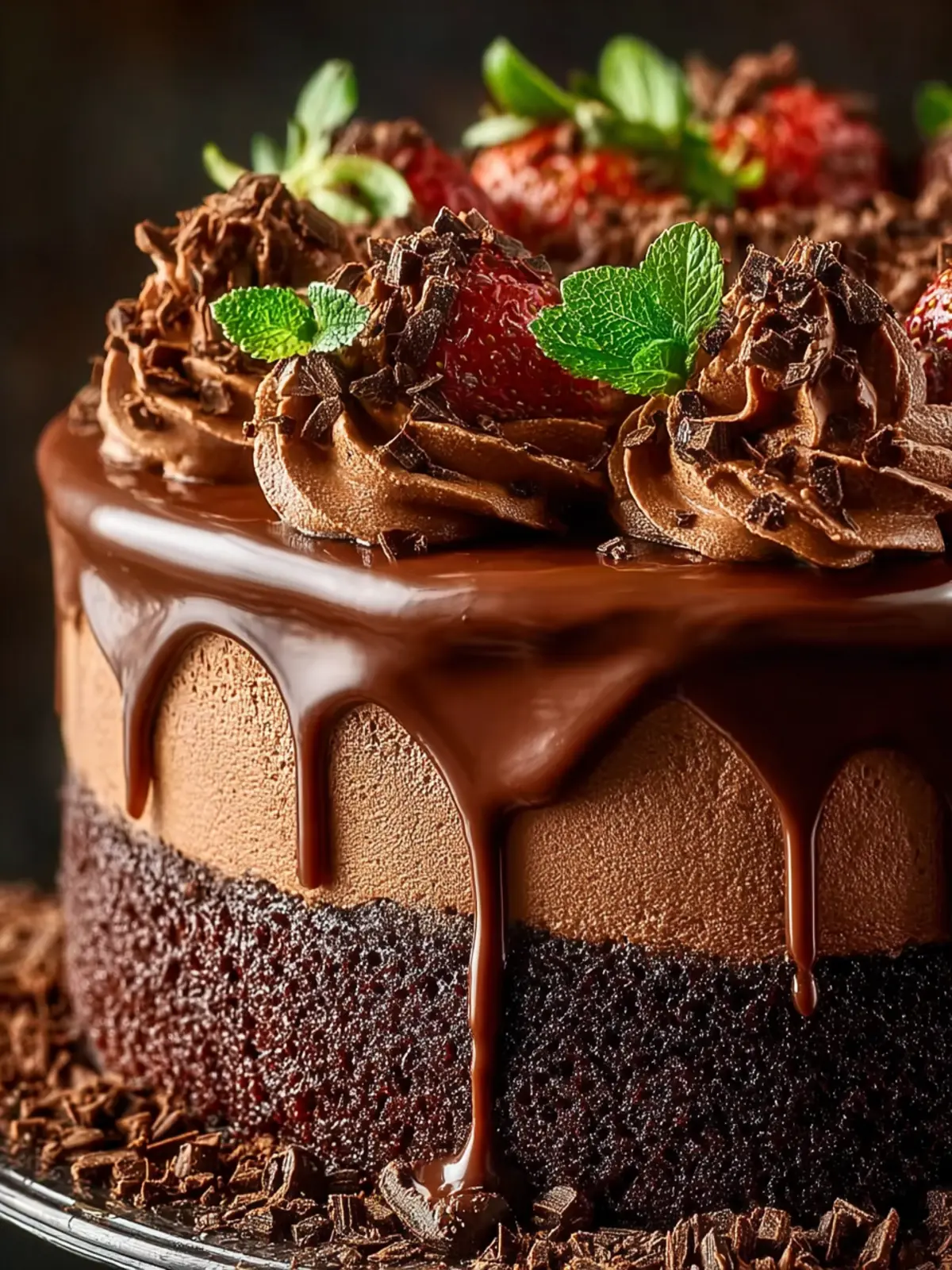 Nutella Chocolate Cake Second Image ygicml