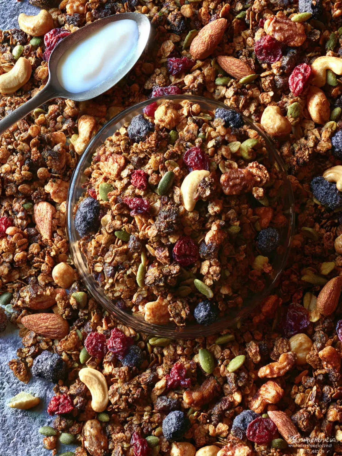 Nuts and Seeds Homemade Granola: The Best Energizing Snack 8 Nuts and Seeds Homemade Granola Fourth Image q8ip05