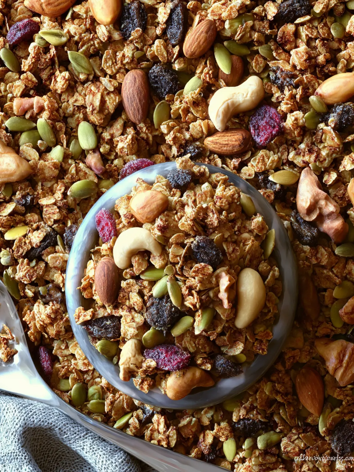 Nuts and Seeds Homemade Granola: The Best Energizing Snack 7 Nuts and Seeds Homemade Granola Third Image egjnwu