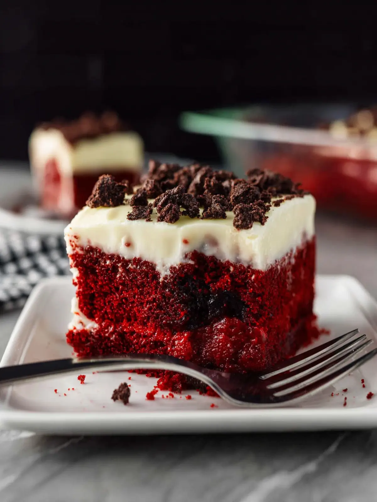 Red Velvet Poke Cake Recipe: Irresistibly Moist and Rich! 8 Red Velvet Poke Cake Recipe Fourth Image zfosgt