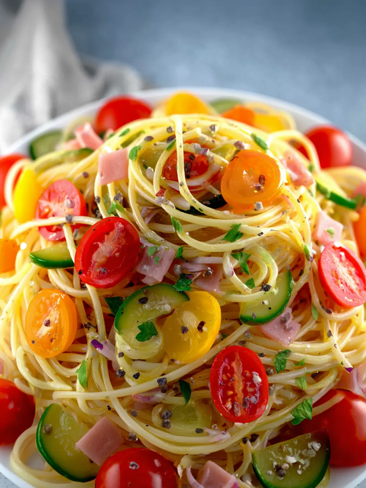 Spaghetti Salad with Italian Dressing: Irresistibly Fresh & Quick 6 Spaghetti Salad with Italian Dressing Recipe Second Image elhzsp