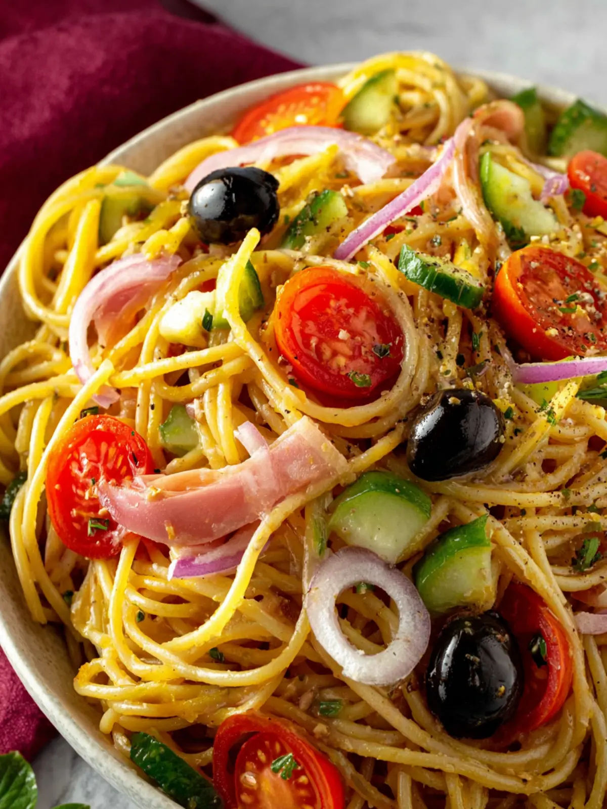 Spaghetti Salad with Italian Dressing: Irresistibly Fresh & Quick 7