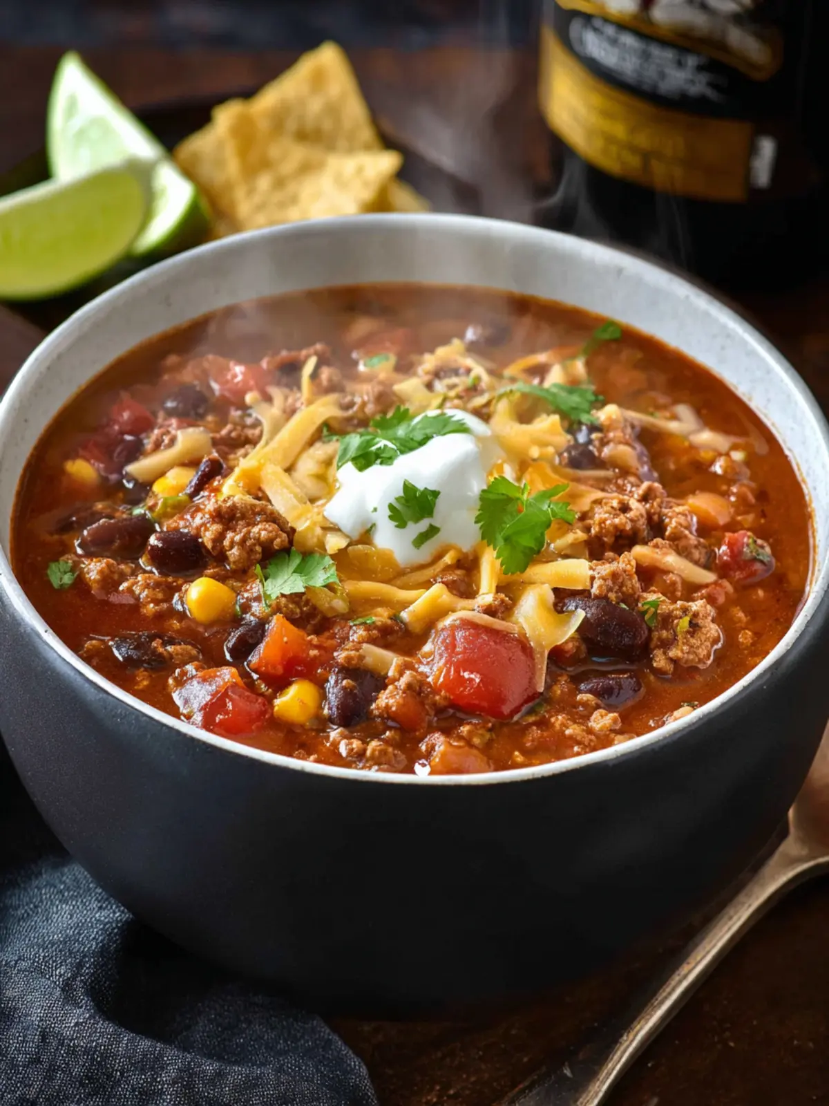 Taco Chili Bliss: Easy Comfort Food You'll Crave Again! 8 Taco Chili Fourth Image j045sb