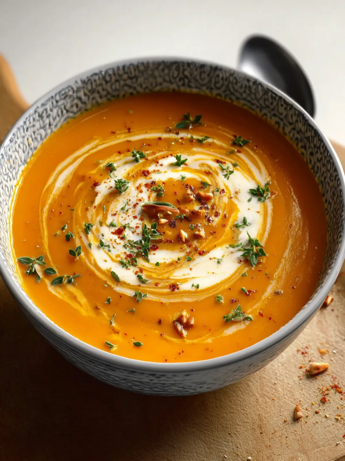 Velouté de Carottes au Curry: Comforting Soup in 45 Minutes 8 VeloutA© de Carottes Patate Douce au Curry La soupe qui rA©chauffe l A¢me en 45 minutes Fourth Image pzdzf6