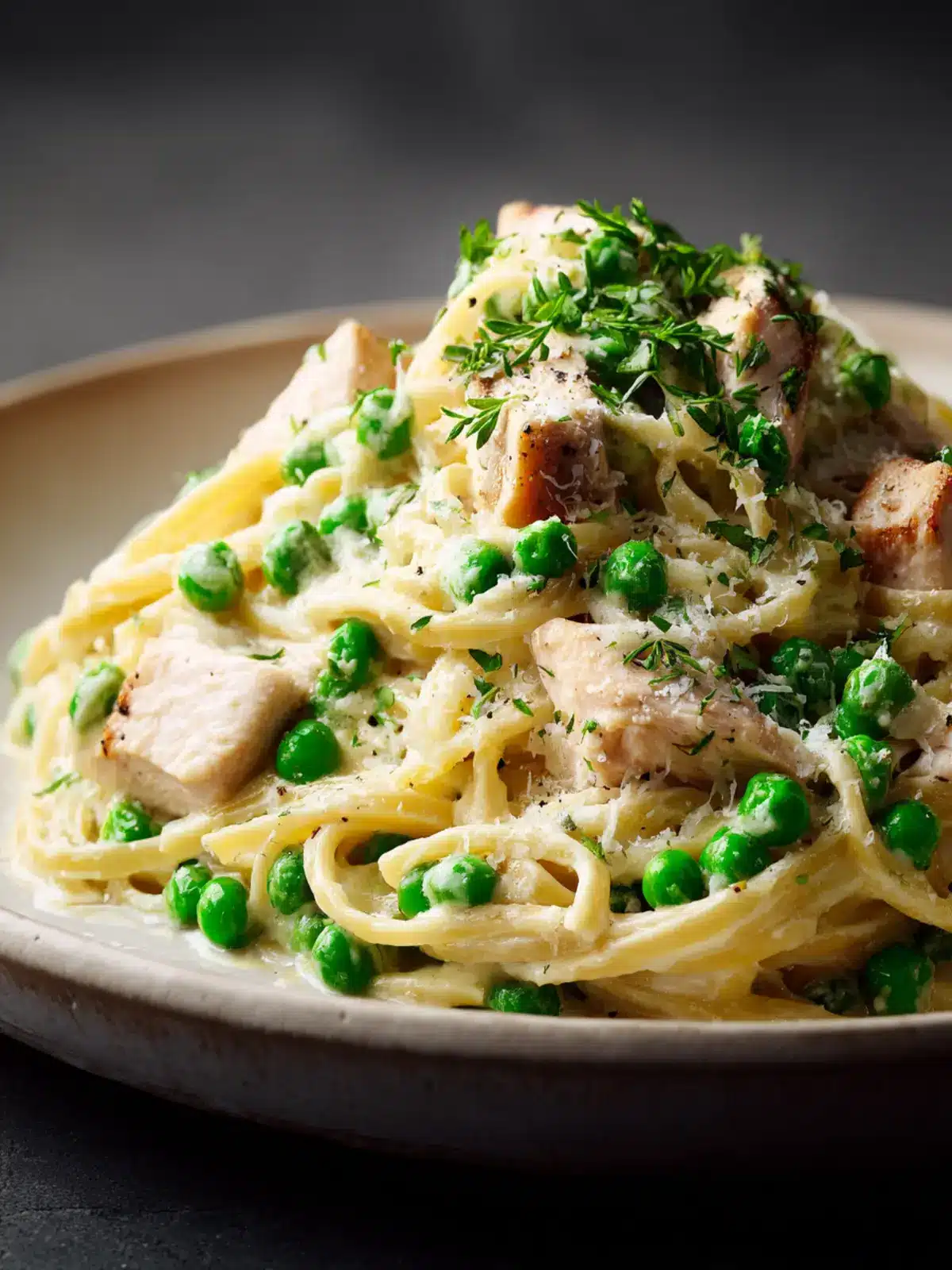 Chicken and Peas Creamy Pasta: The Best Comfort Dish Ever 8