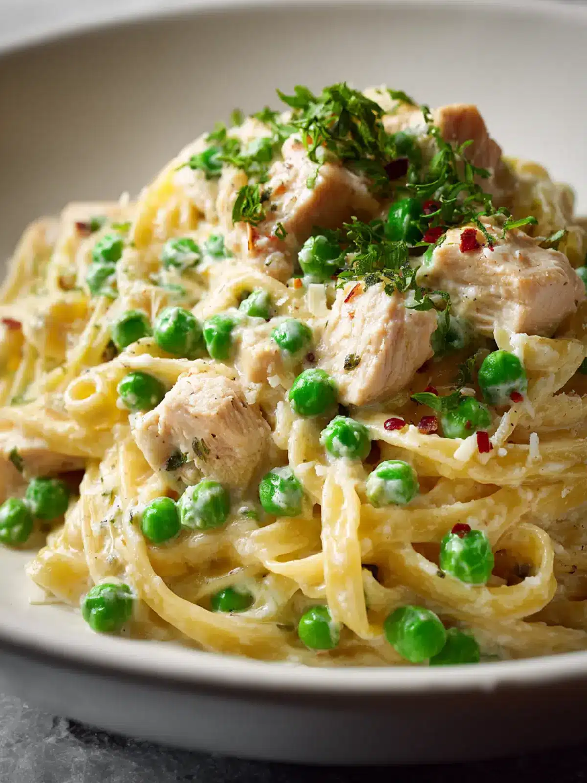 Chicken and Peas Creamy Pasta: The Best Comfort Dish Ever 6