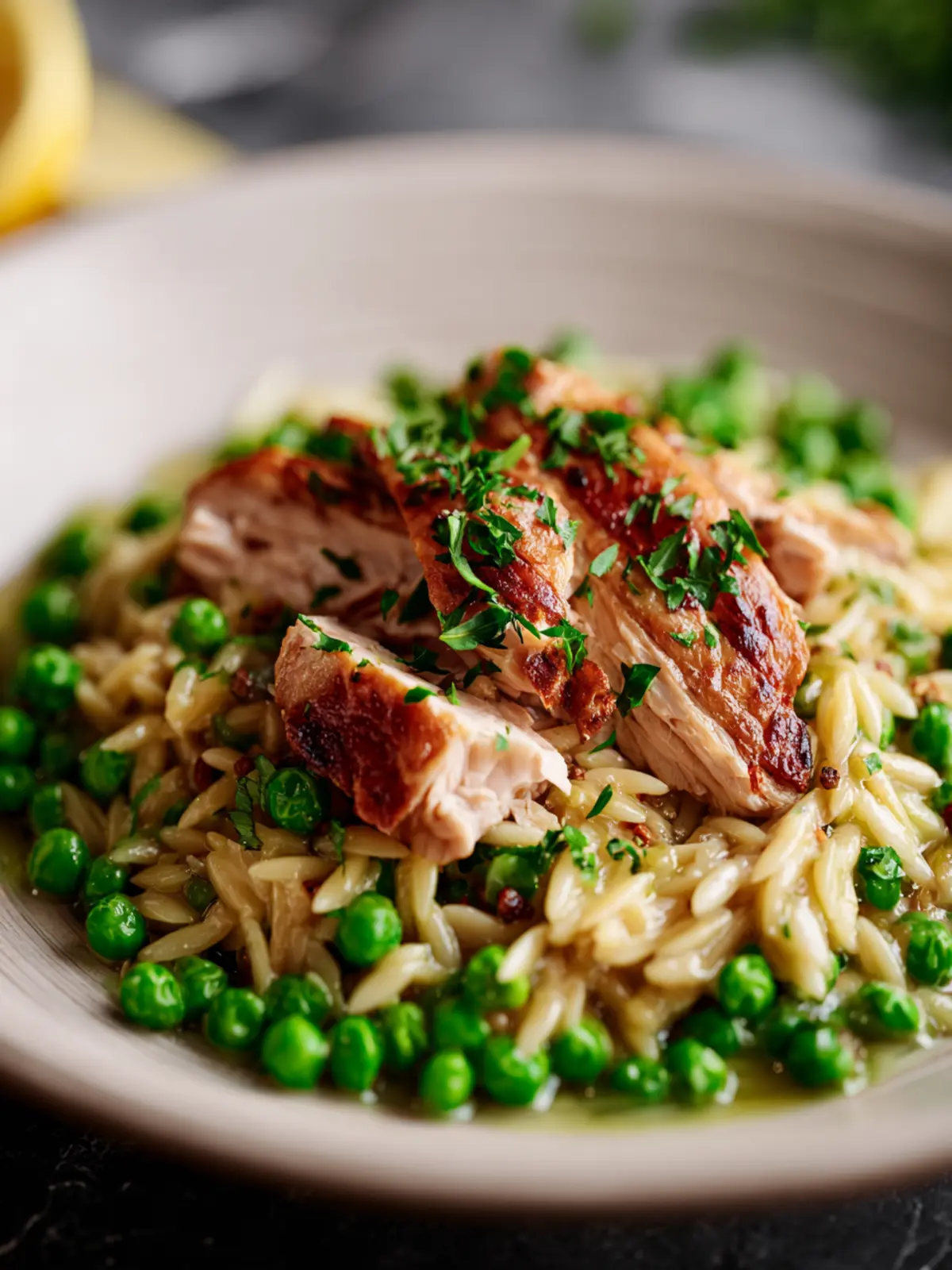 Chicken Orzo With Peas Fourth Image wg4yoq