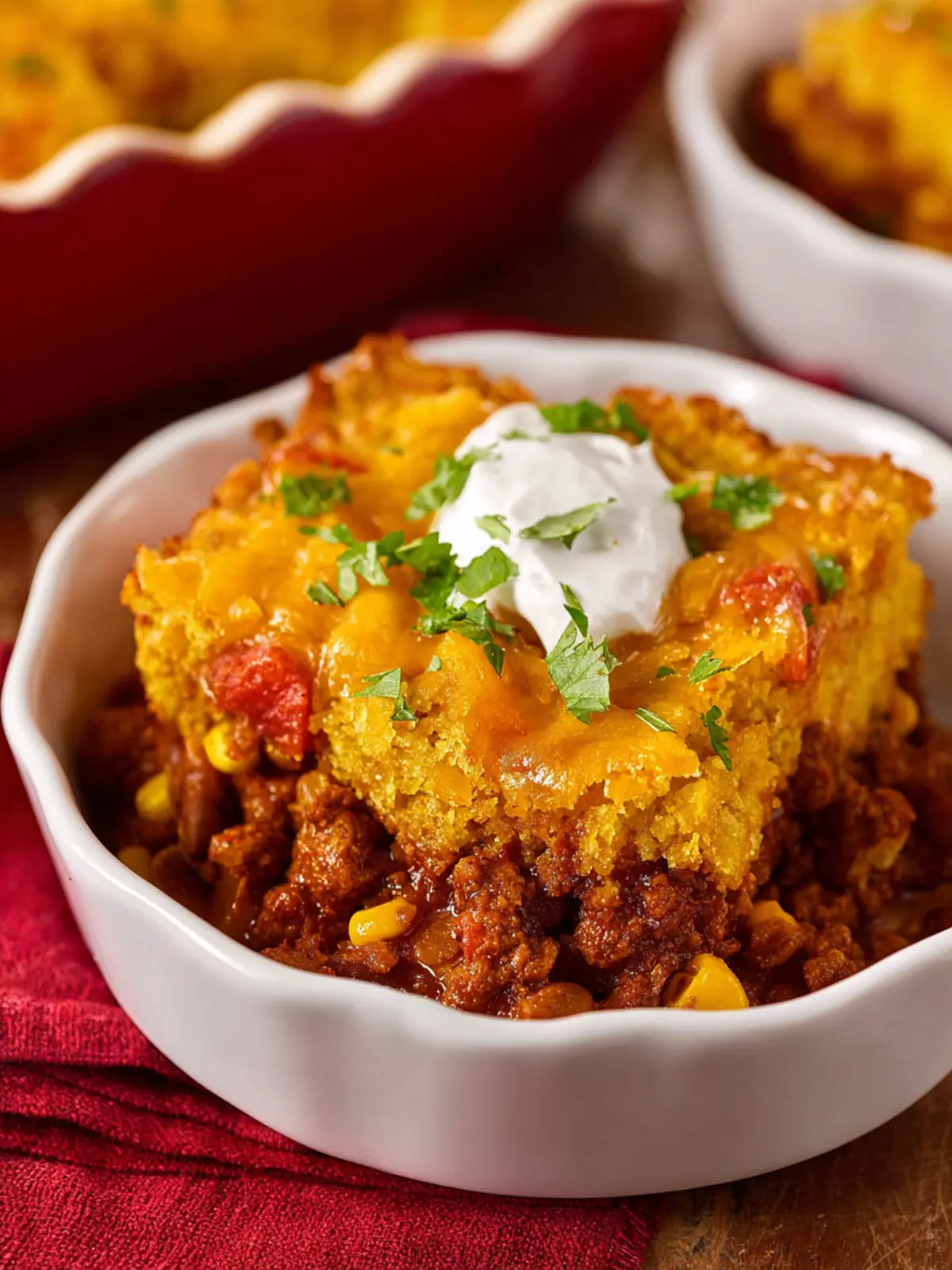 Cornbread Chili Casserole: The Best Cozy Dinner Delight 6 Cornbread Chili Casserole Second Image lla6jv