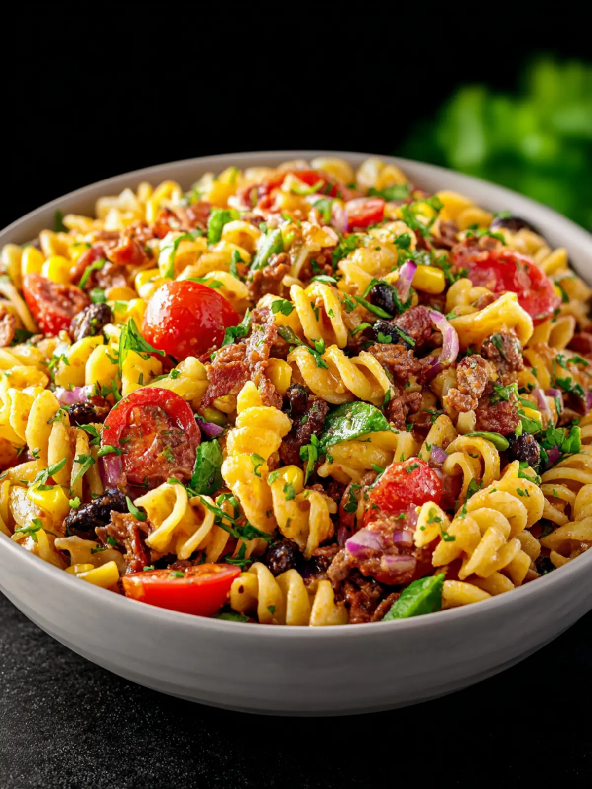Cowboy Pasta Salad: The Best Tangy Twist for Your BBQ Feast 7 Cowboy Pasta Salad Third Image cwwsdw