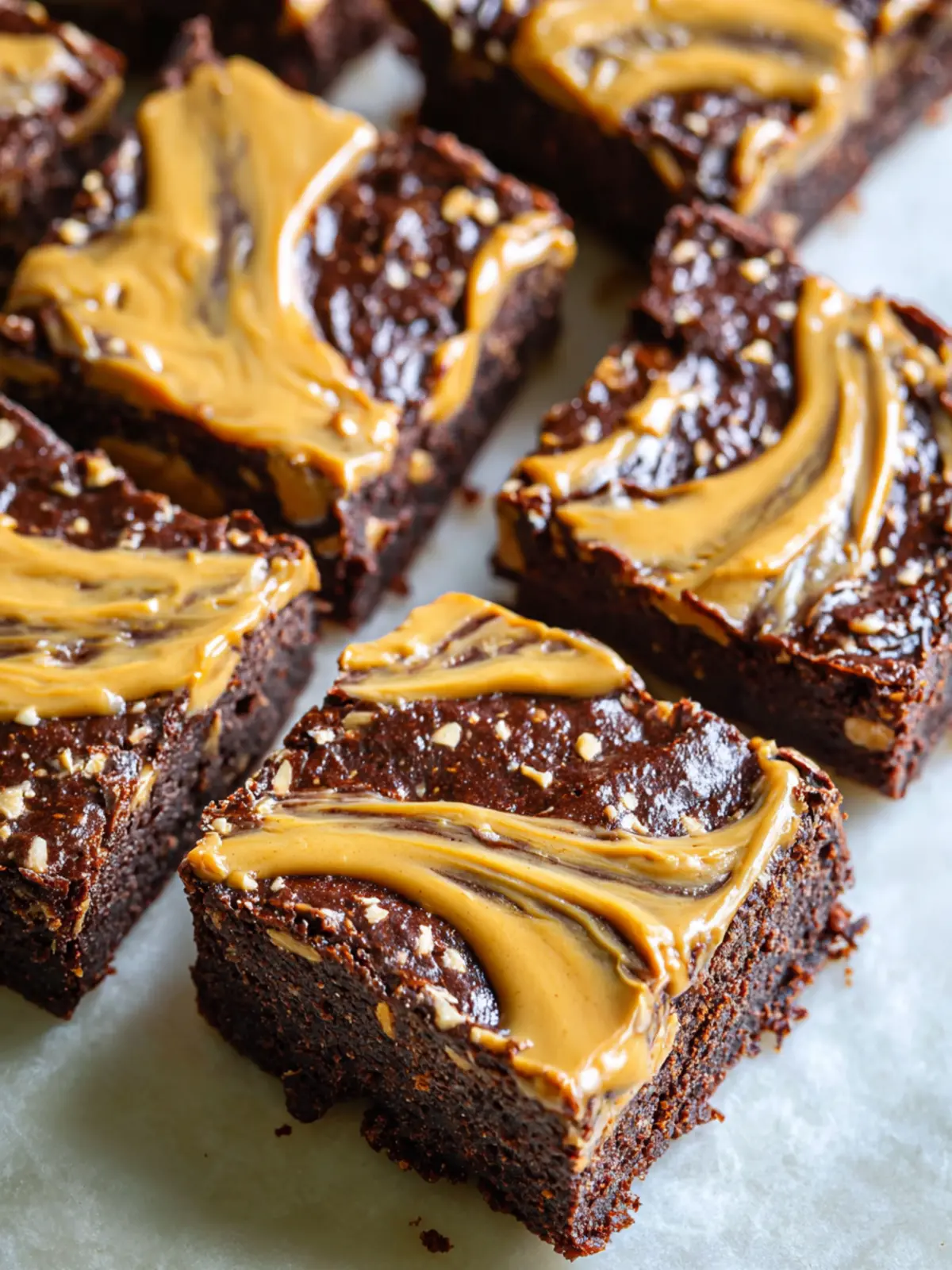 Healthy Chocolate Banana Peanut Butter Brownies Second Image mhjbtr