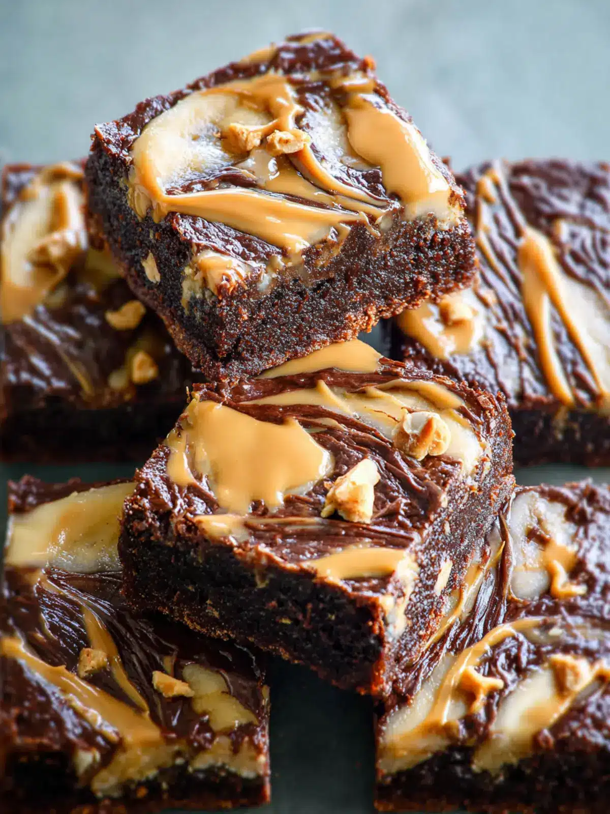 Healthy Chocolate Banana Peanut Butter Brownies Third Image wucmif