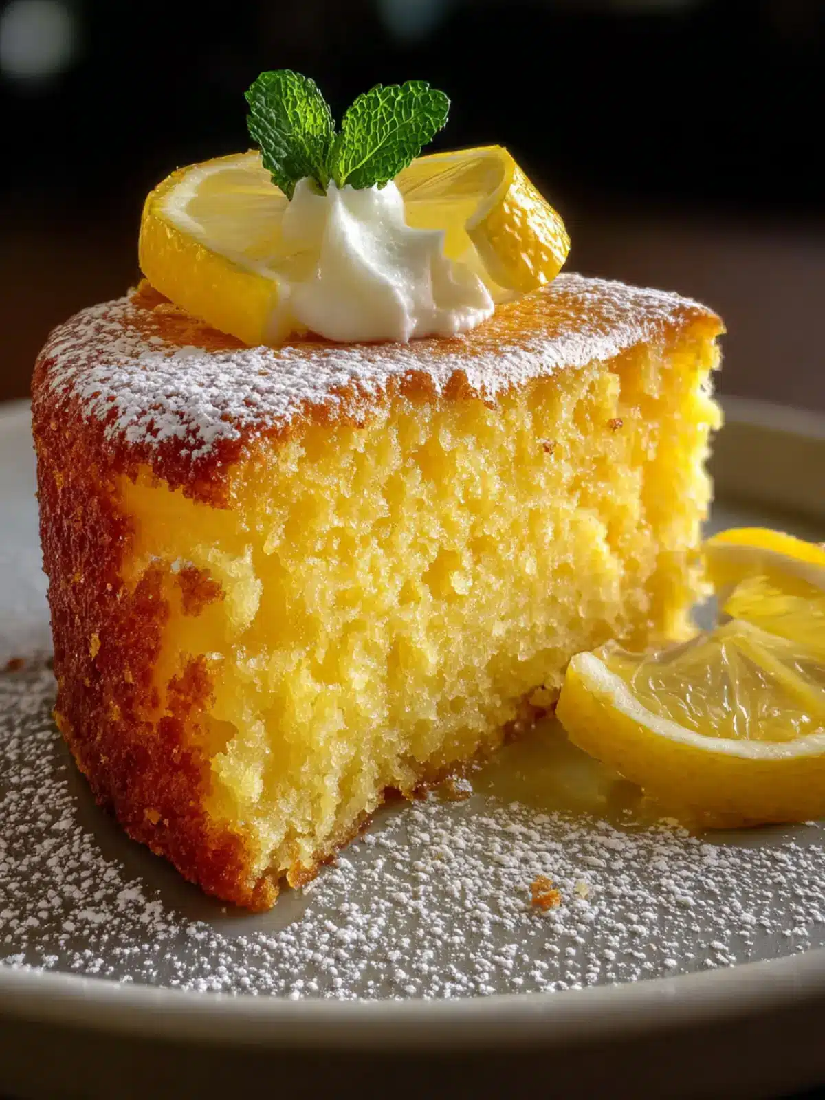 Lemon Custard Cake: Irresistibly Creamy & Sunshine-Infused 8 Lemon Custard Cake Fourth Image mewslj