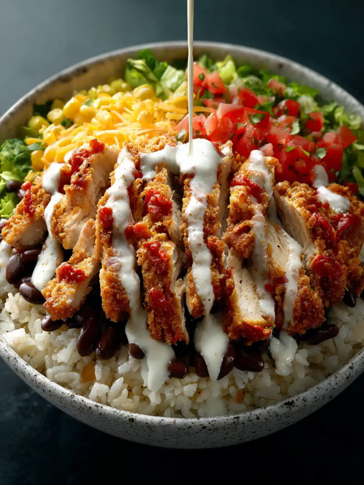 Southern Fried Chicken Burrito Bowl: Irresistibly Flavorful Bliss 7 Southern Fried Chicken Burrito Bowl Third Image k1zivo