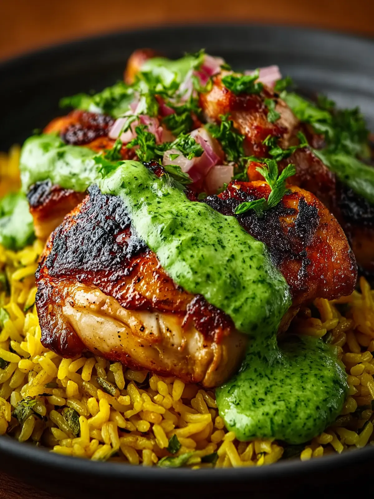 Ultimate Peruvian Chicken And Rice With Green Sauce Second Image nu6u6s