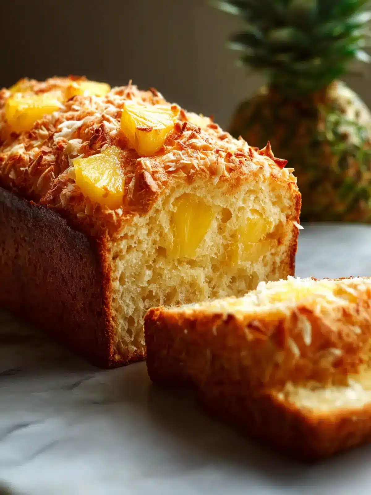 Coconut Pineapple Sweet Bread: Irresistibly Tropical Delight 8 Coconut Pineapple Sweet Bread Fourth Image ej4woc