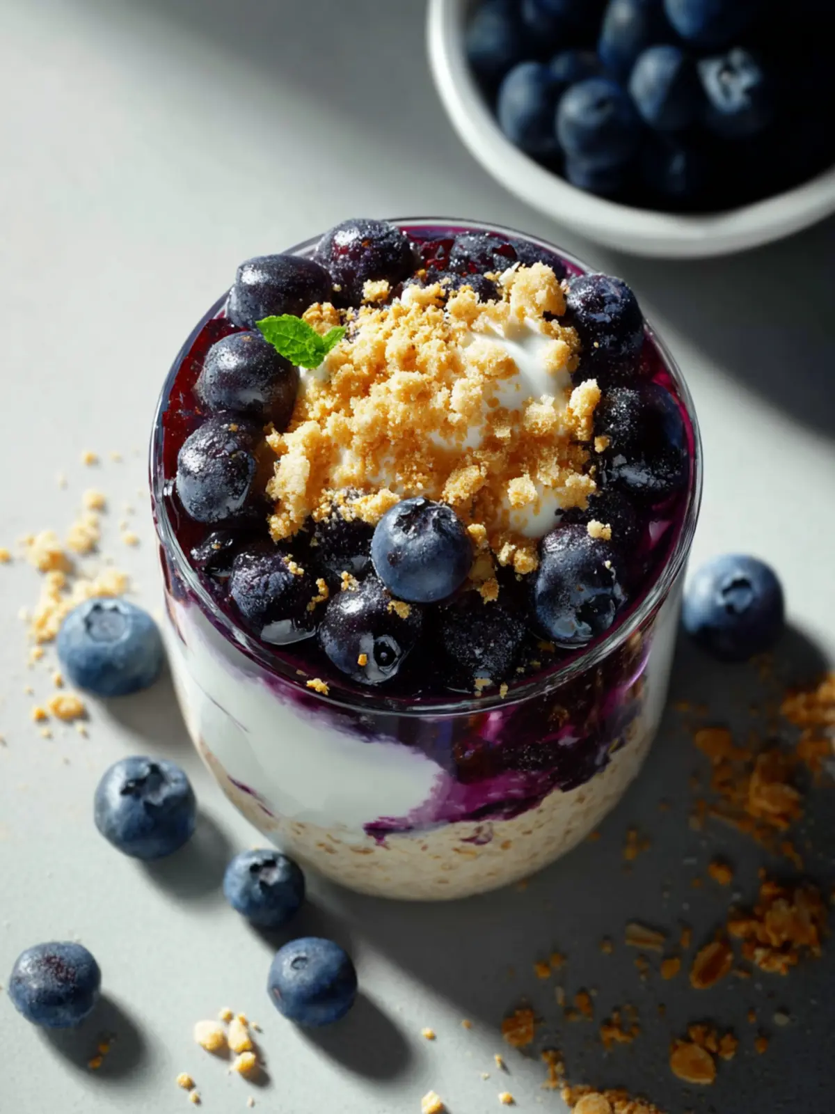 Blueberry Muffin Overnight Oats: The Best Creamy Breakfast Boost 6 blueberry muffin overnight oats Second Image znliew
