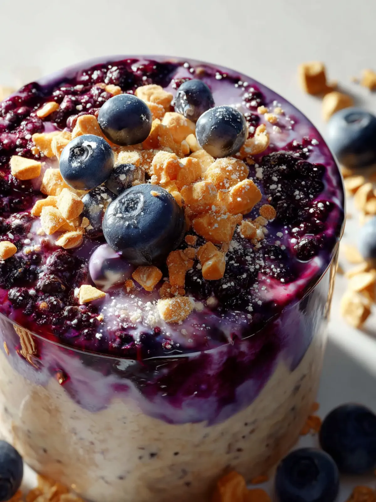 Blueberry Muffin Overnight Oats: The Best Creamy Breakfast Boost 7 blueberry muffin overnight oats Third Image uegi7o