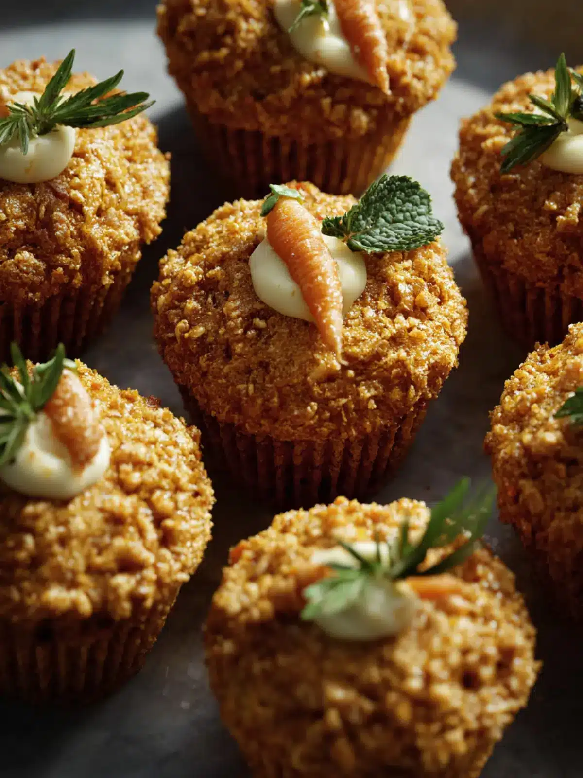 Healthy Carrot Cake Muffins That Taste Irresistibly Good 6 healthy carrot cake muffins Second Image yozwvr