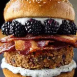 Bacon Blackberry Cheesecake Burger: A Delicious Twist! 3 Bacon Blackberry Cheesecake Burger