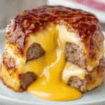 Cheeseburger Lava Cake (Molten Melt Bomb) 3 Cheeseburger Lava Cake (Molten Melt Bomb)