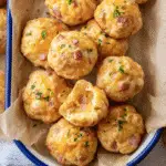 Cheesy Ham Puffs (One-Bowl, 20 Minutes) Make Life Tasty! 3 Cheesy Ham Puffs (One-Bowl, 20 Minutes)