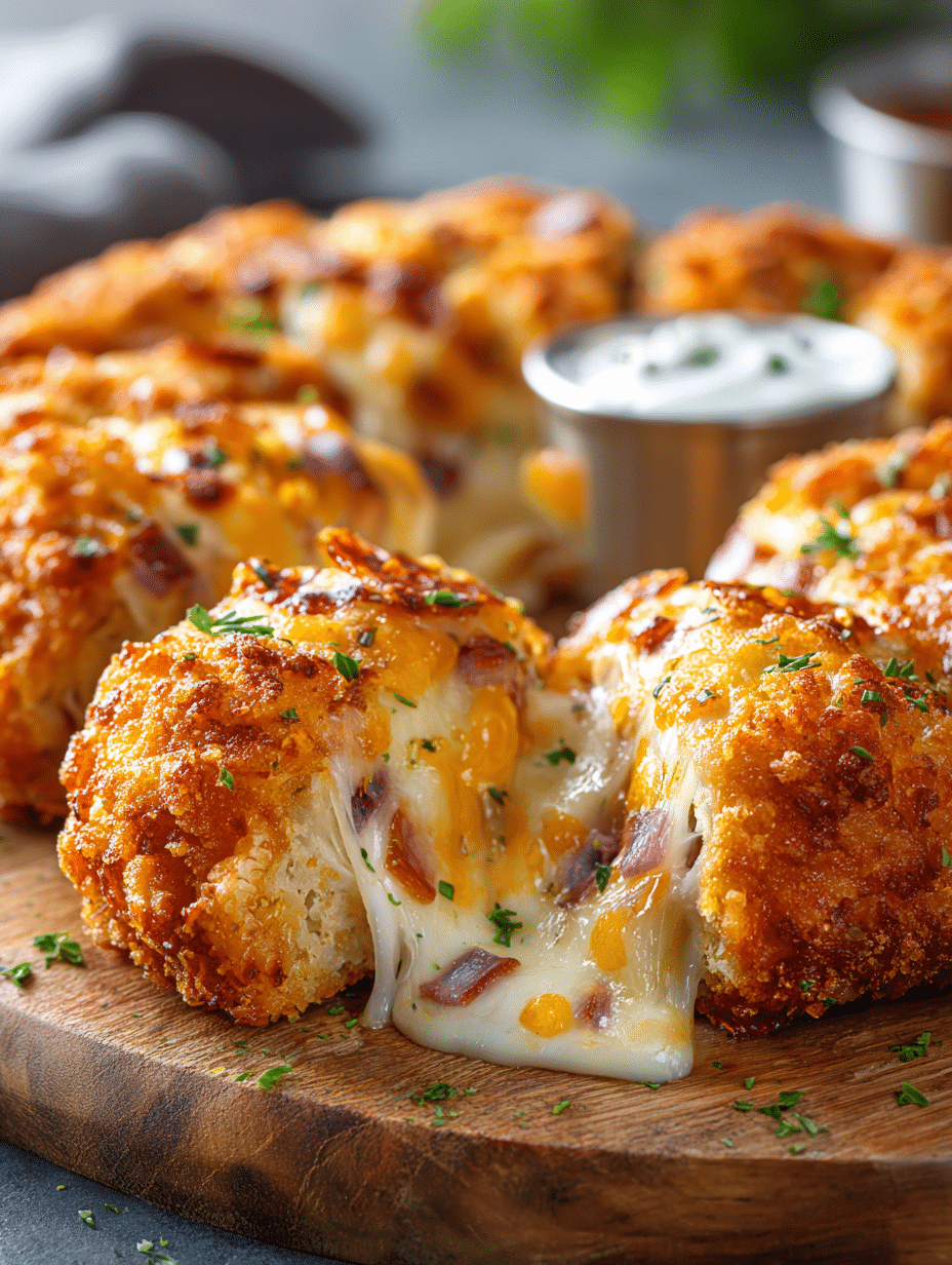 Cheesy Pull-Apart Bread Bombs (Crispy Outside + Melty Center)