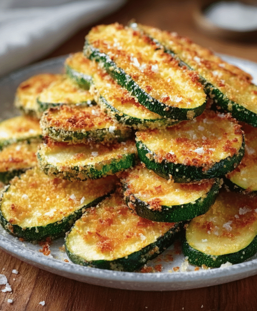 Crispy Parmesan Zucchini