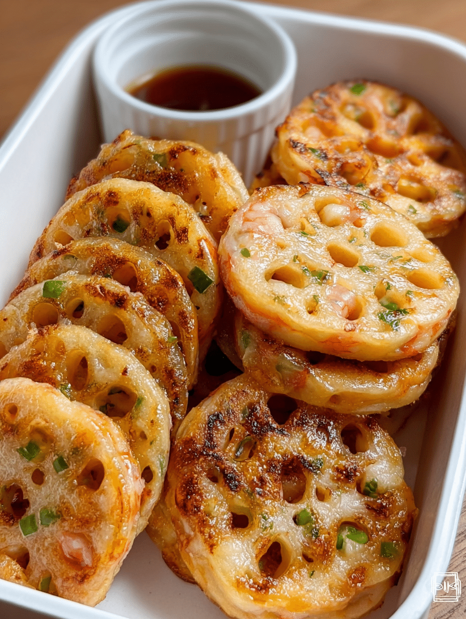 Crispy Shrimp-Stuffed Lotus Root